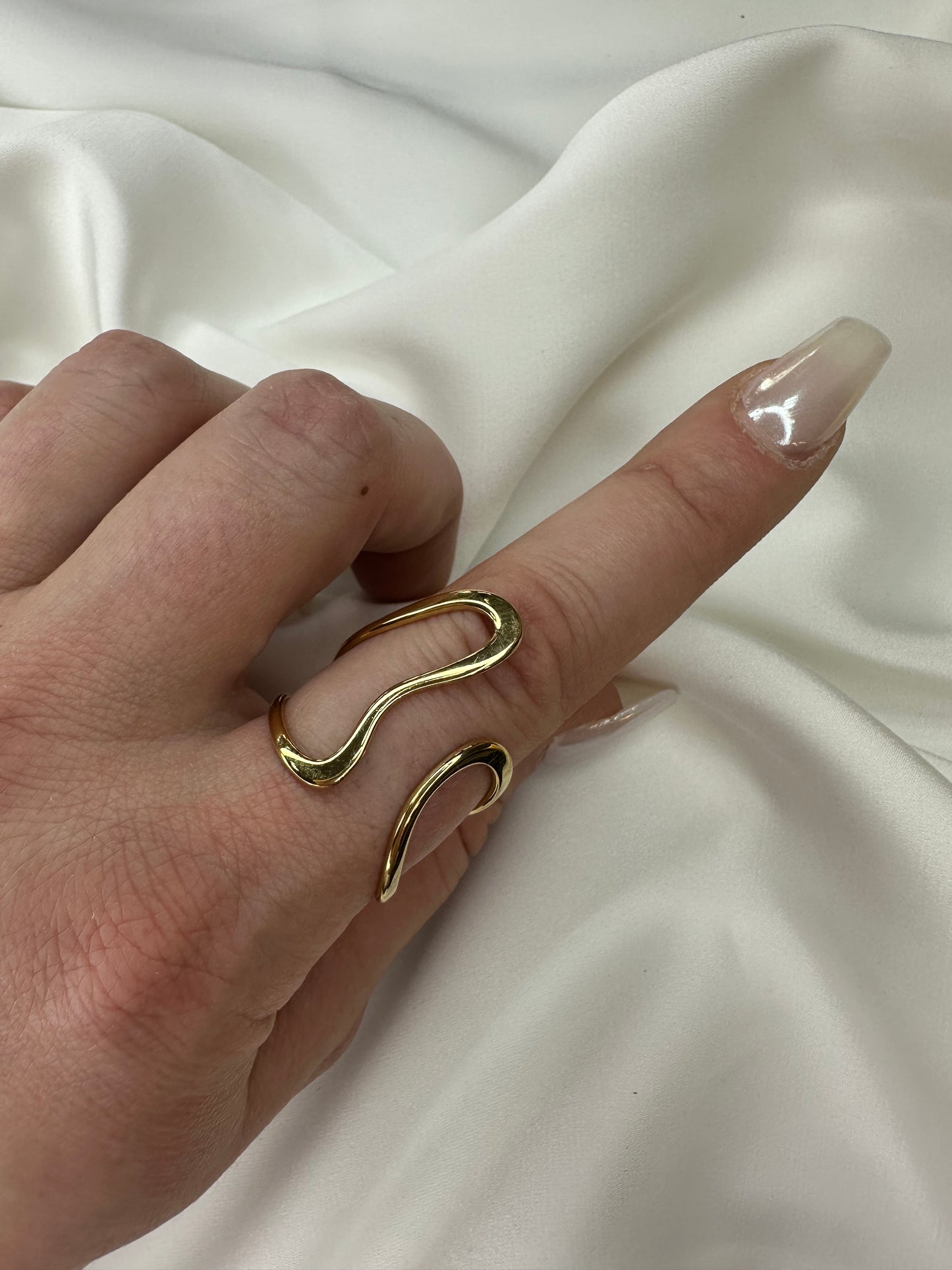 Ring Magical Wave - aus Edelstahl