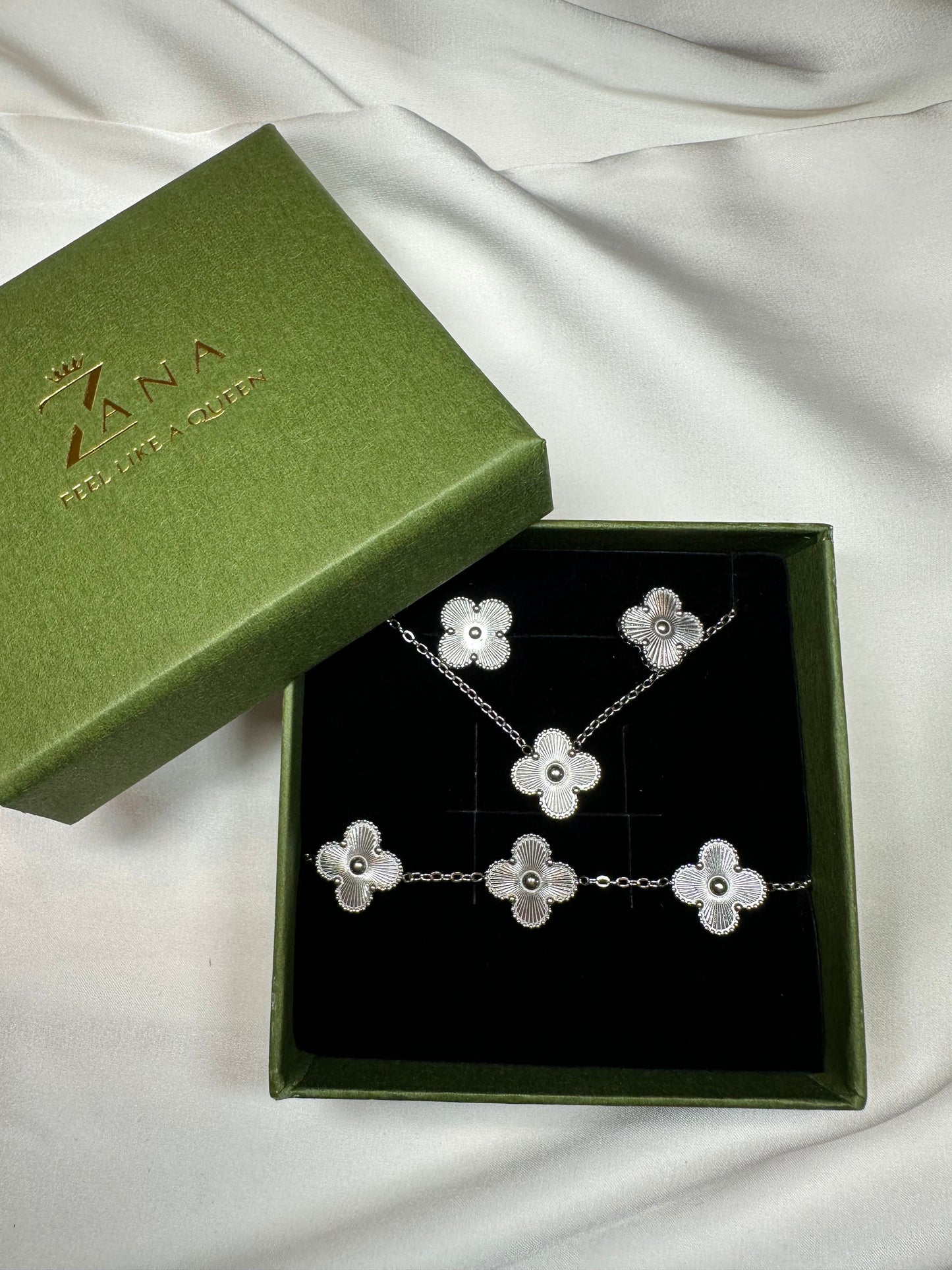 Schmuckset Aura Plus - aus Edelstahl