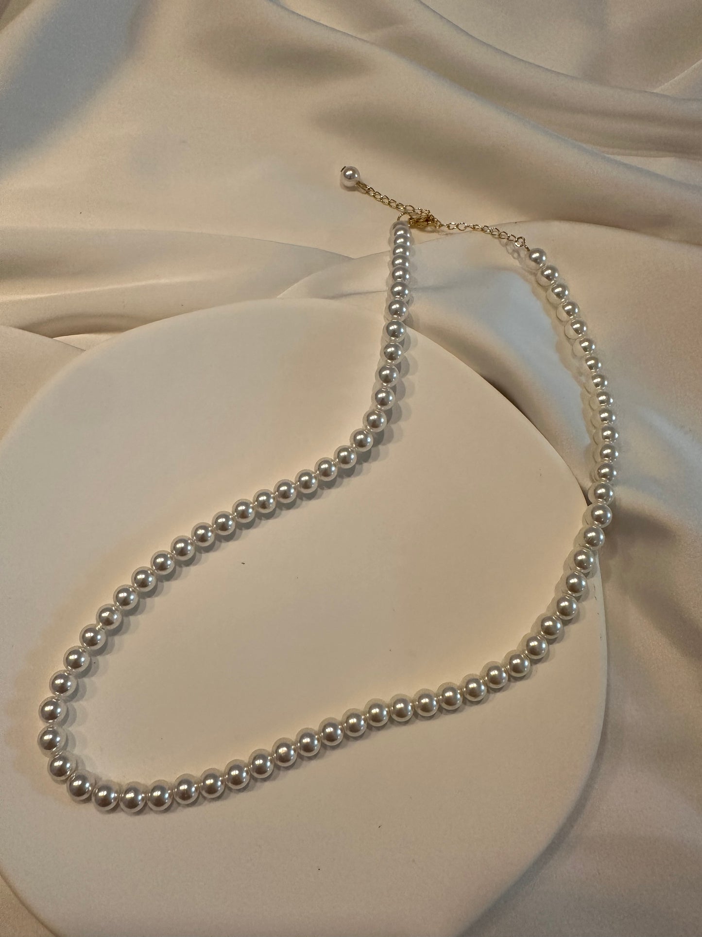 Halskette Pearly - aus Edelstahl