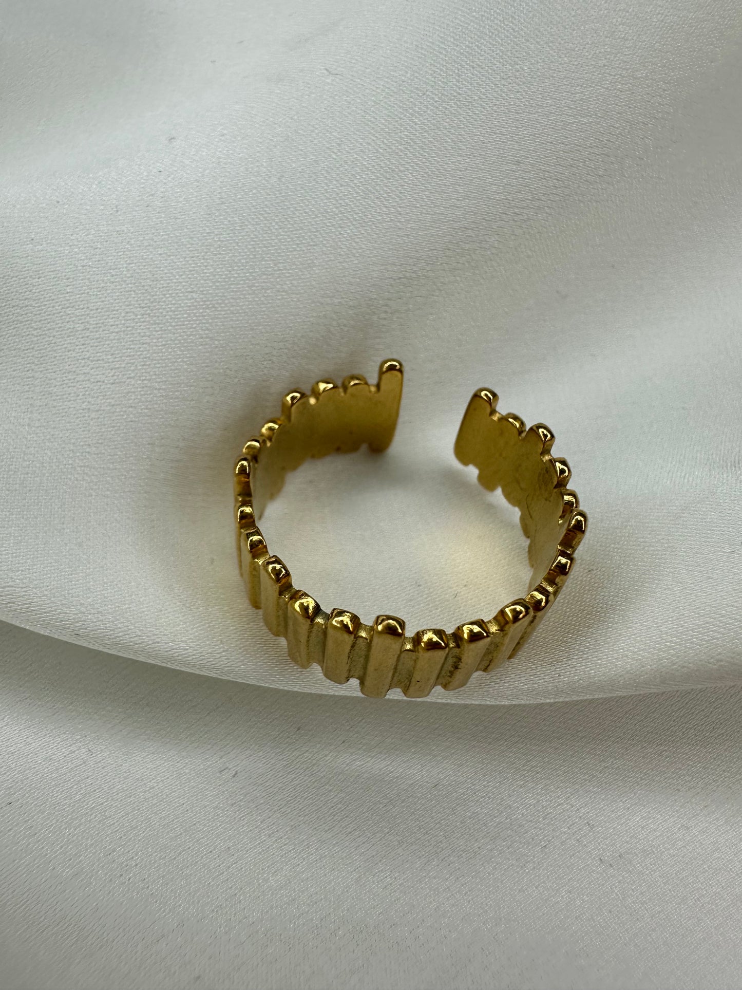 Ring Strahlen - aus Edelstahl