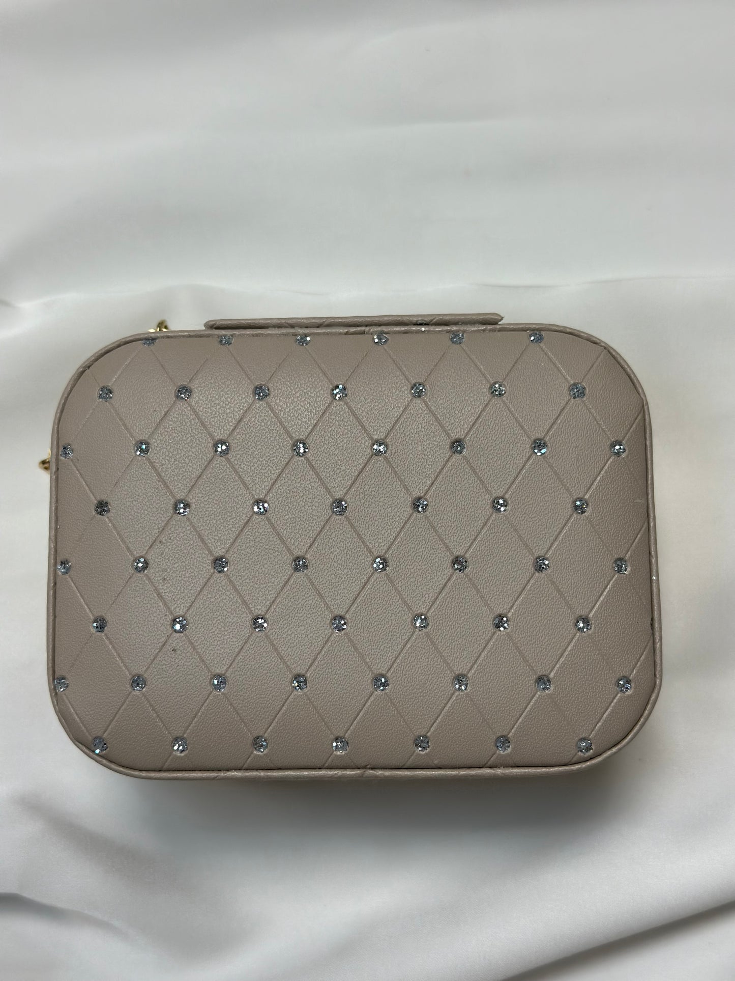 Schmuck Organizer S - Beige Glitter