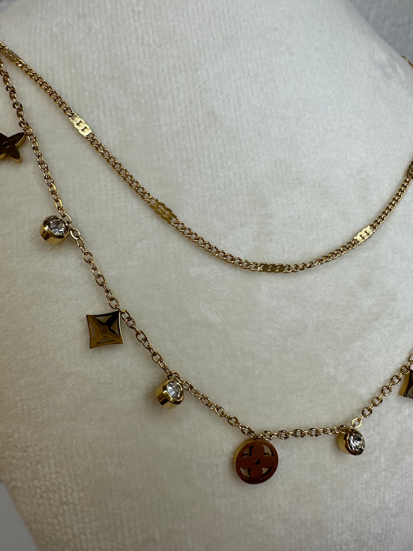 Collier Dual Luxe - en acier titane