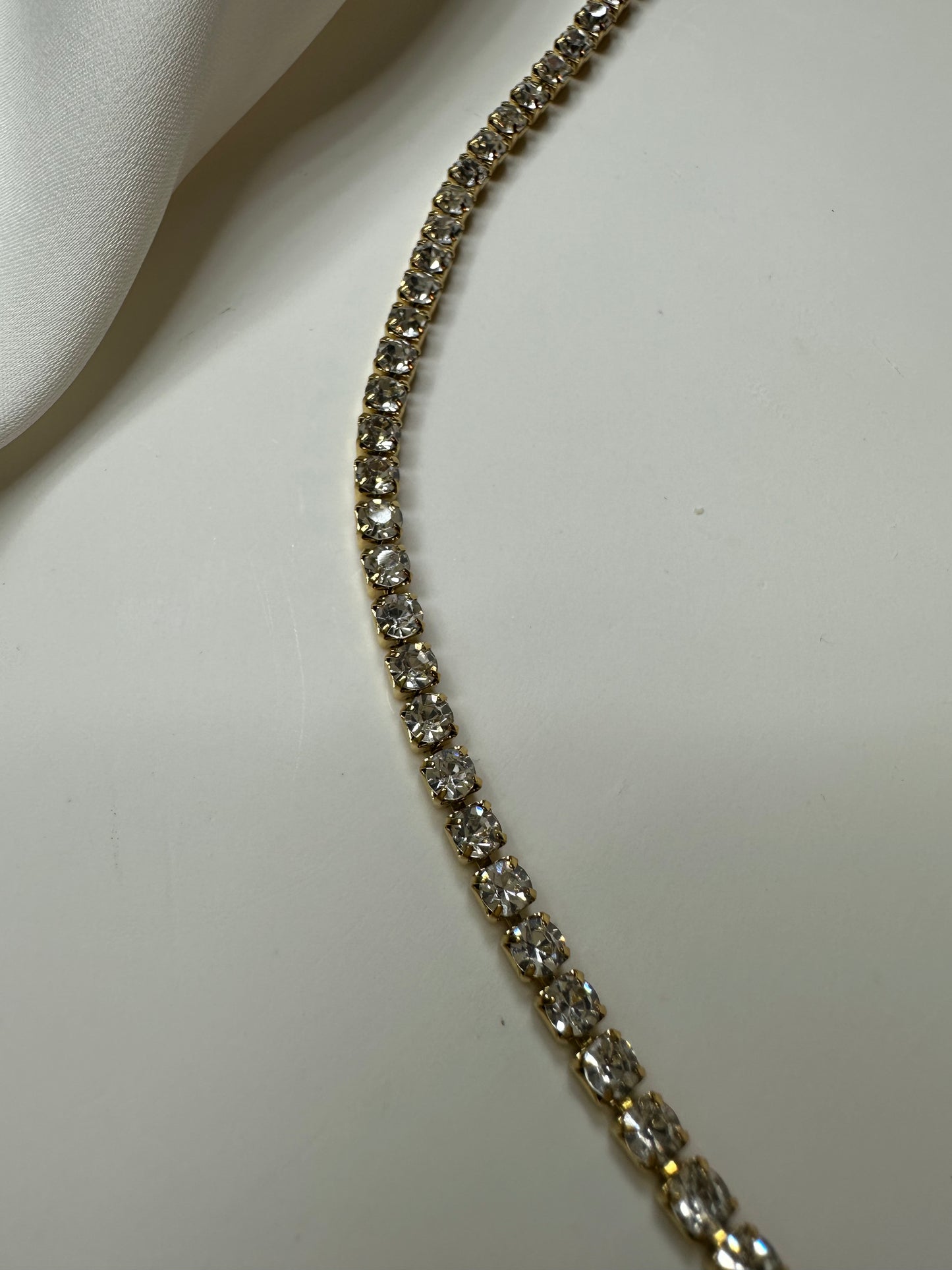 Collier Shine Magic - en acier inoxydable, plaqué or 18 carats