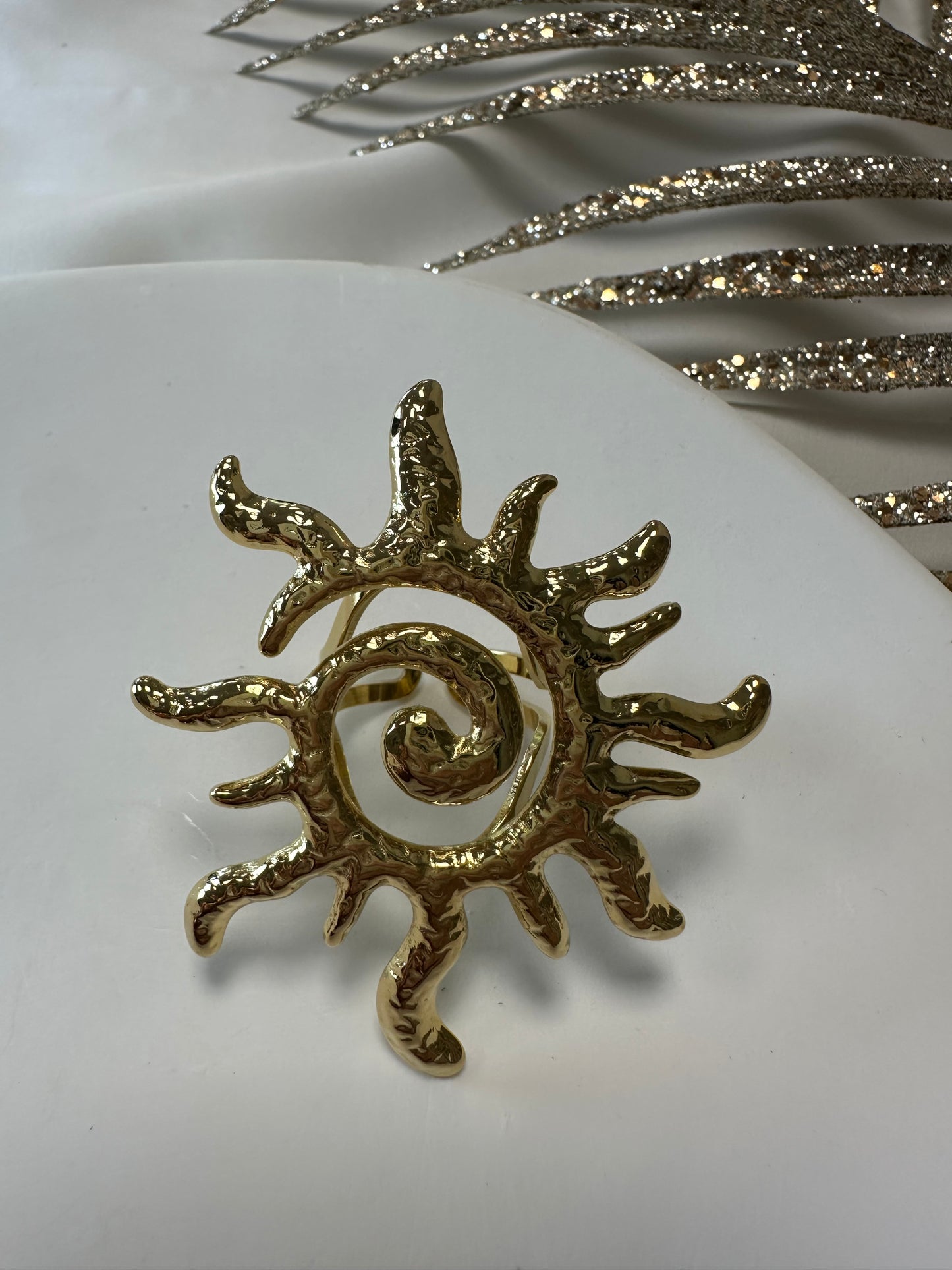 Ring Sun - aus Edelstahl