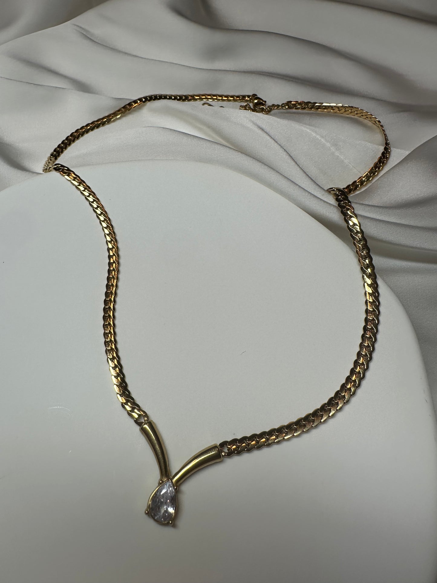 Halskette Vespera - aus Edelstahl