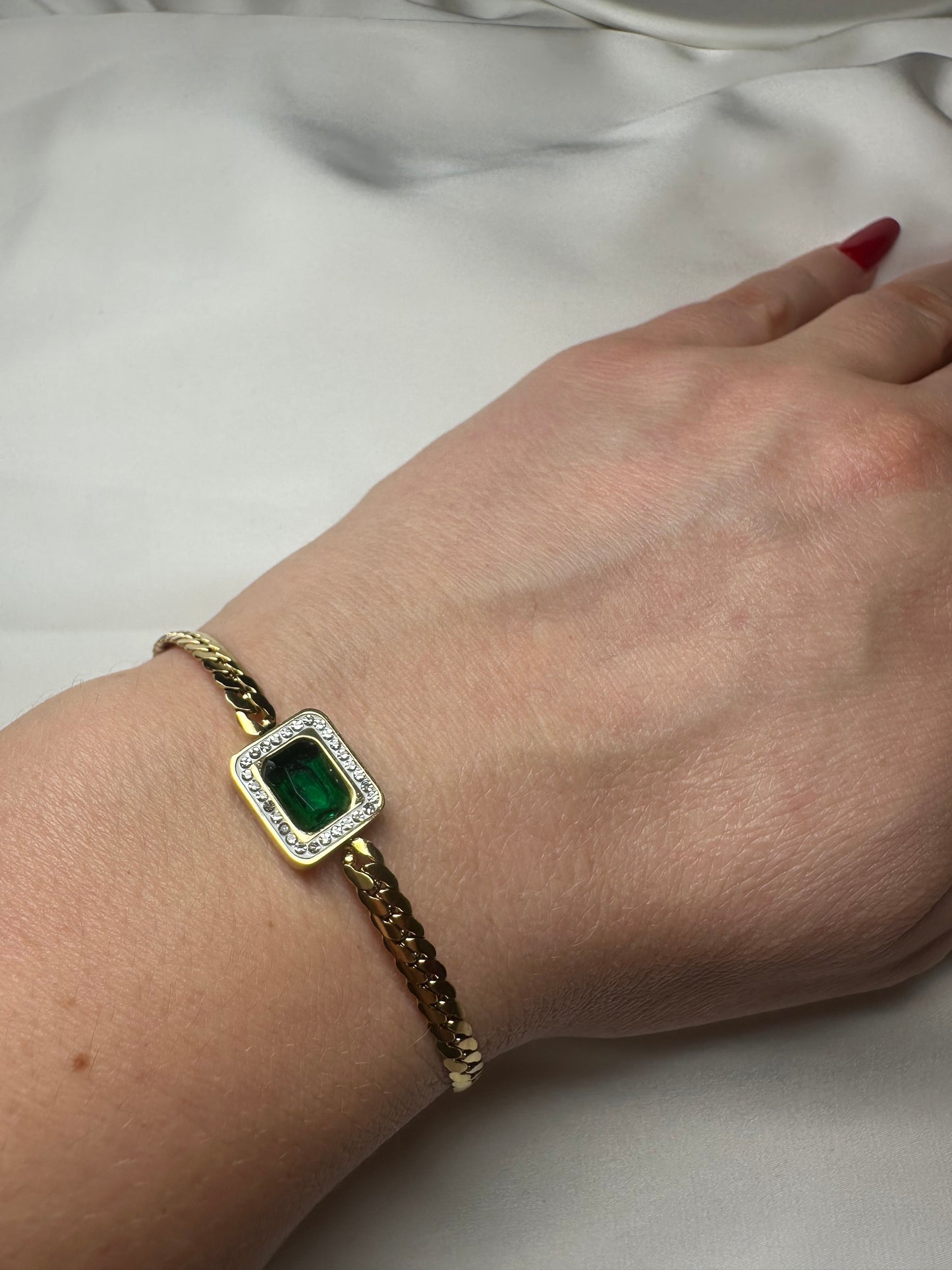 Armband Verde Royale - aus Edelstahl