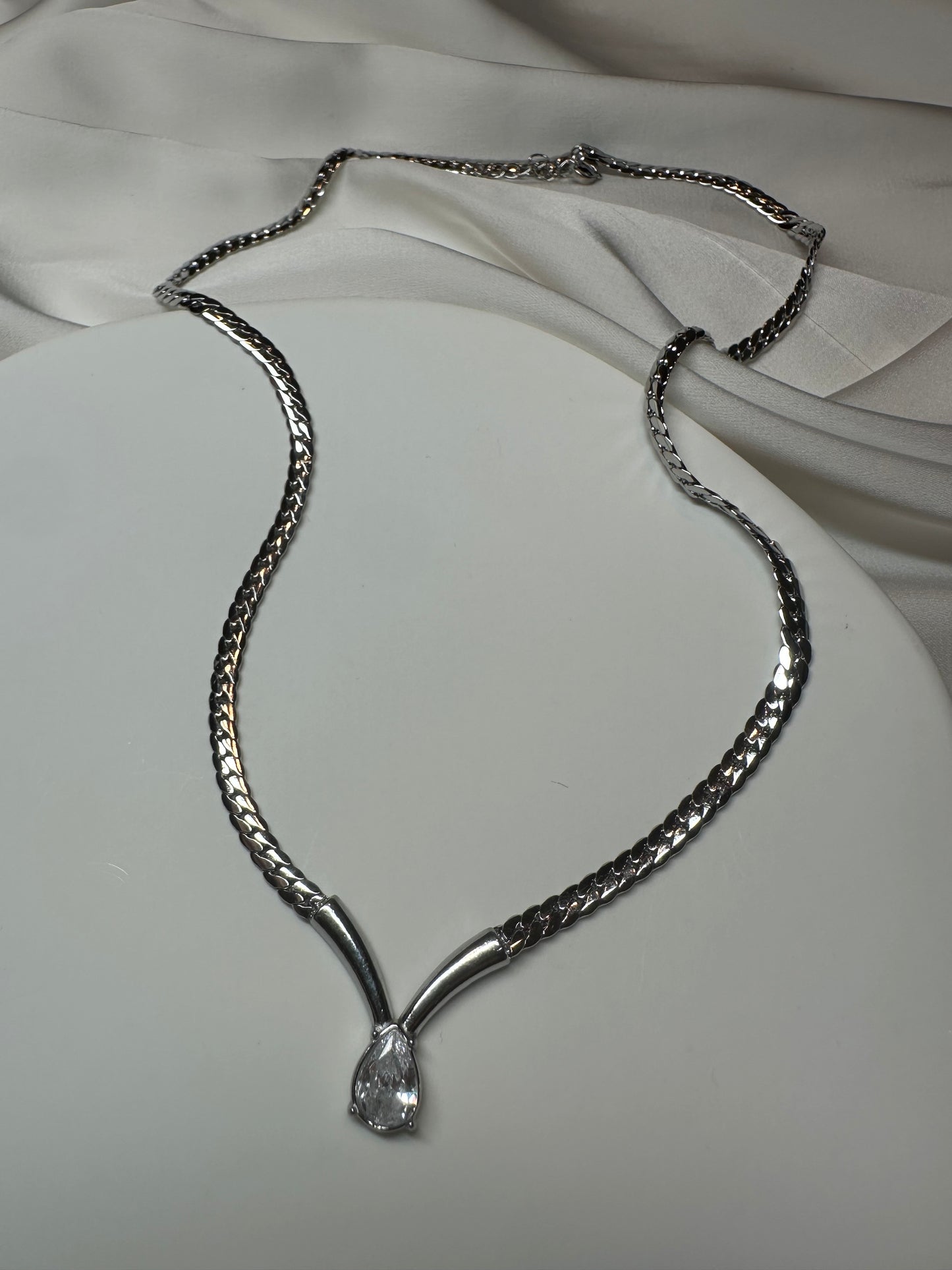 Halskette Vespera - aus Edelstahl