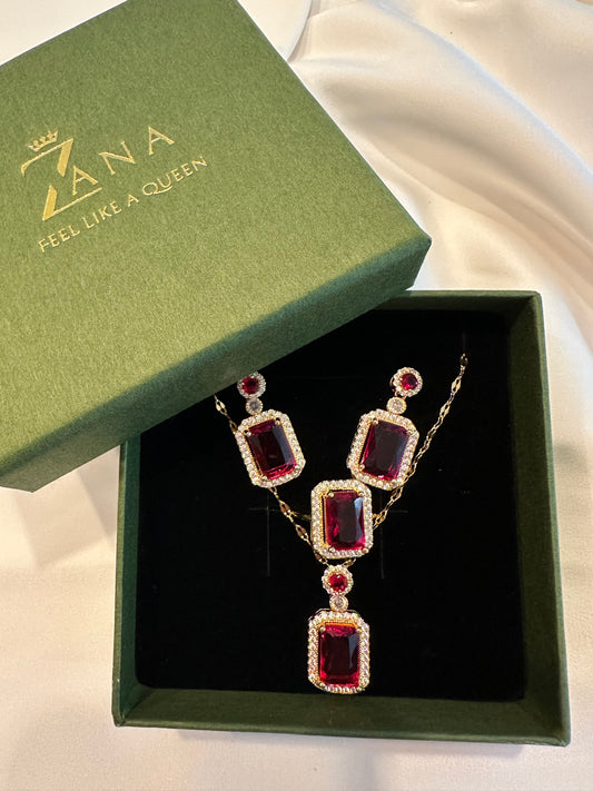 Schmuckset Majesté - aus Edelstahl