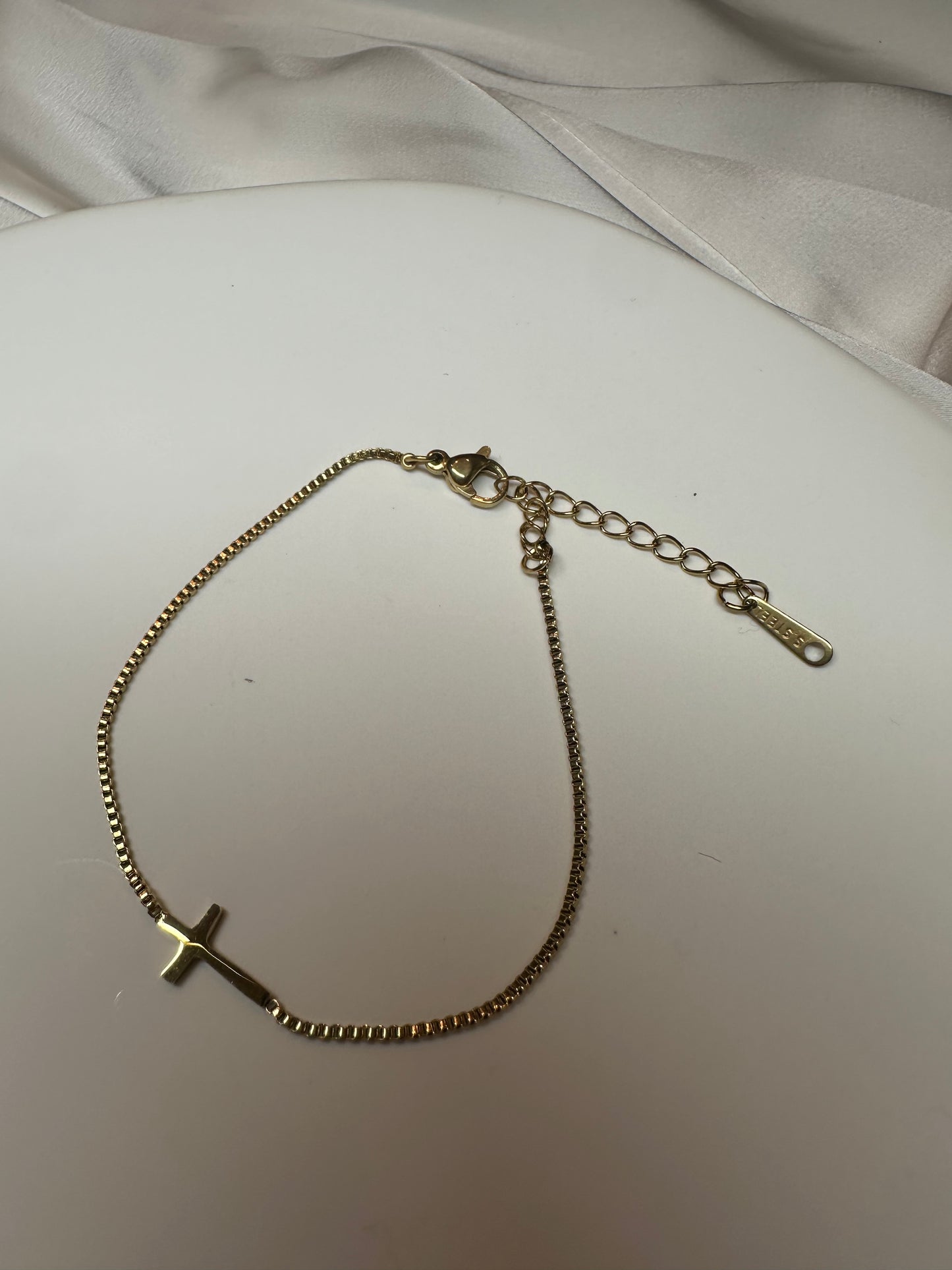 Armband Kreuz - aus Edelstahl