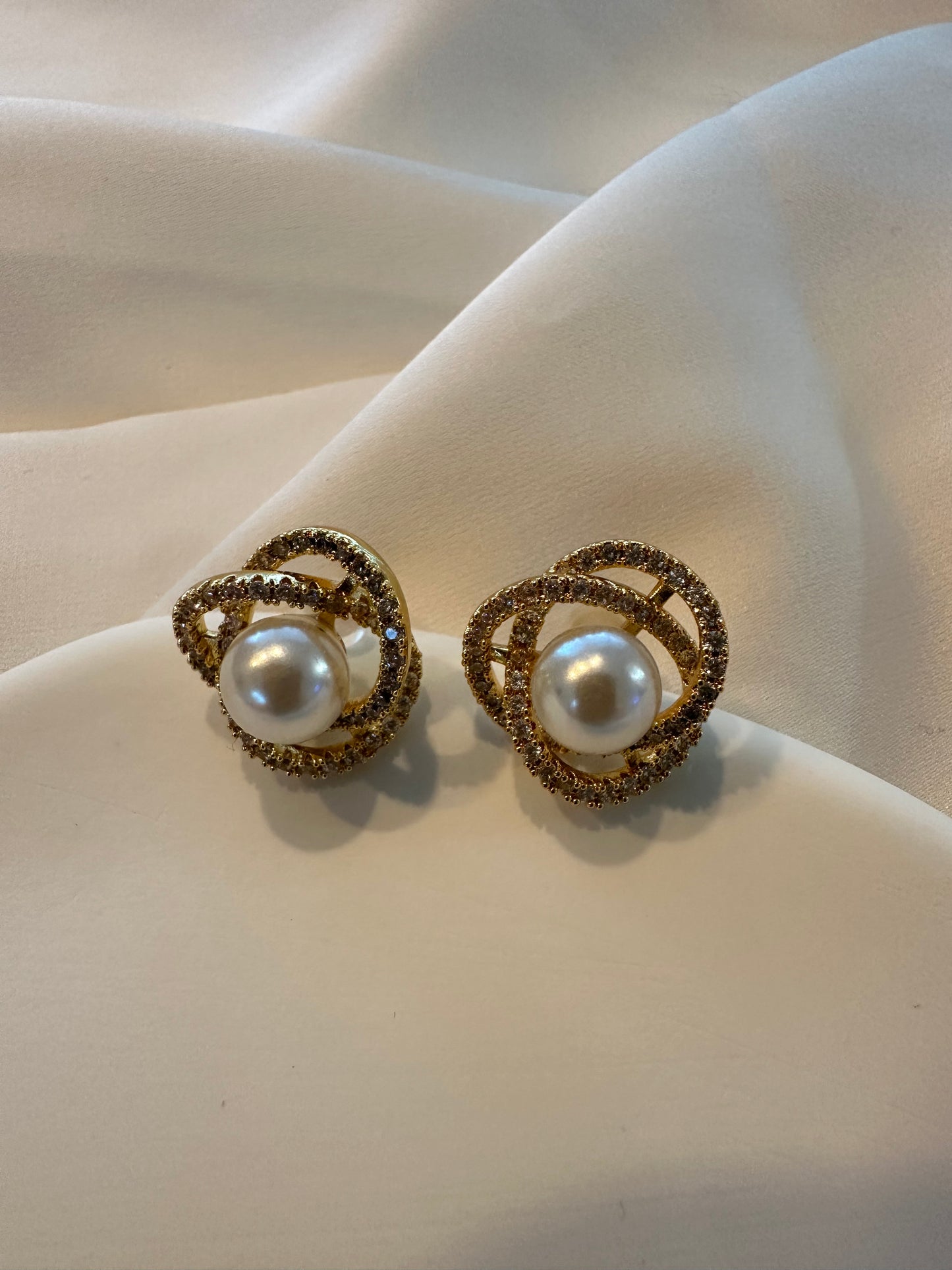 Ohrringe Pearly Glam - aus Edelstahl