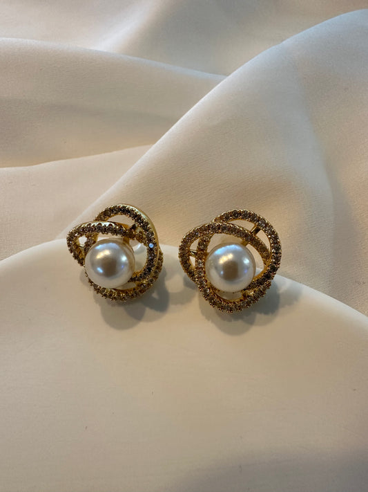 Ohrringe Pearly Glam - aus Edelstahl