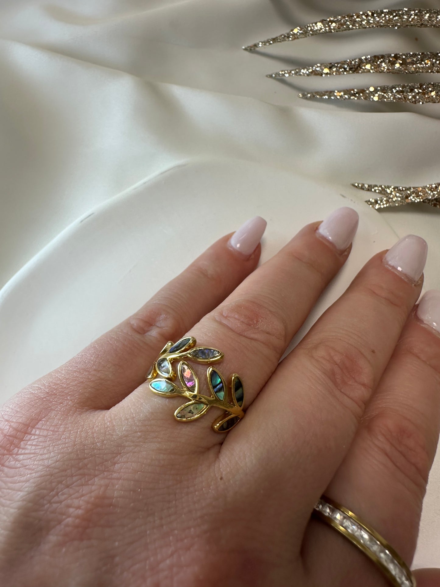 Ring Palm Glam - aus Edelstahl