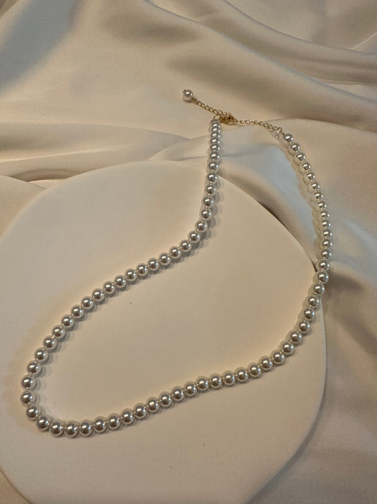 Halskette Pearly - aus Edelstahl