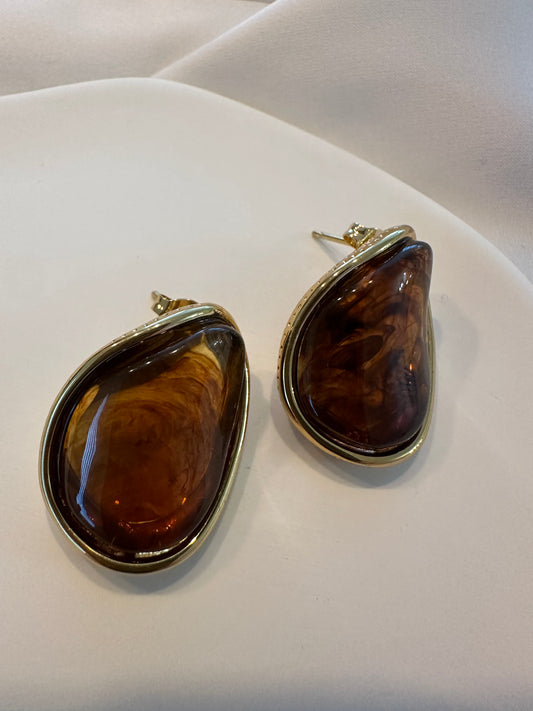 Ohrringe Honey Plate - aus Edelstahl