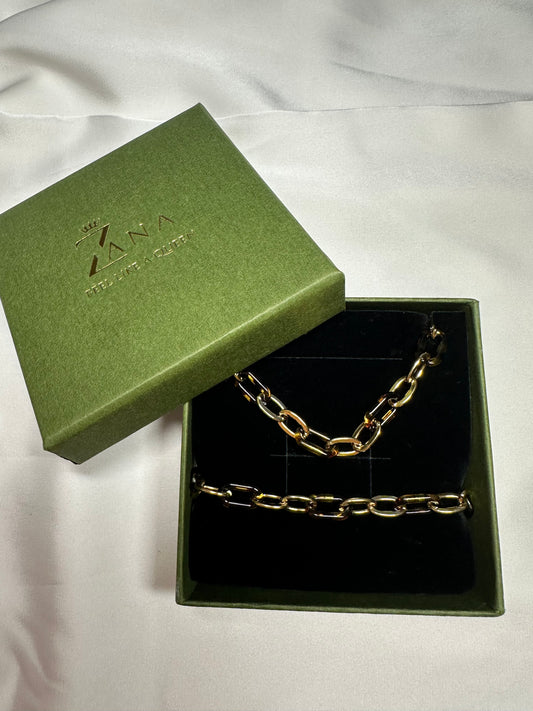 Schmuckset Leopard - aus Edelstahl