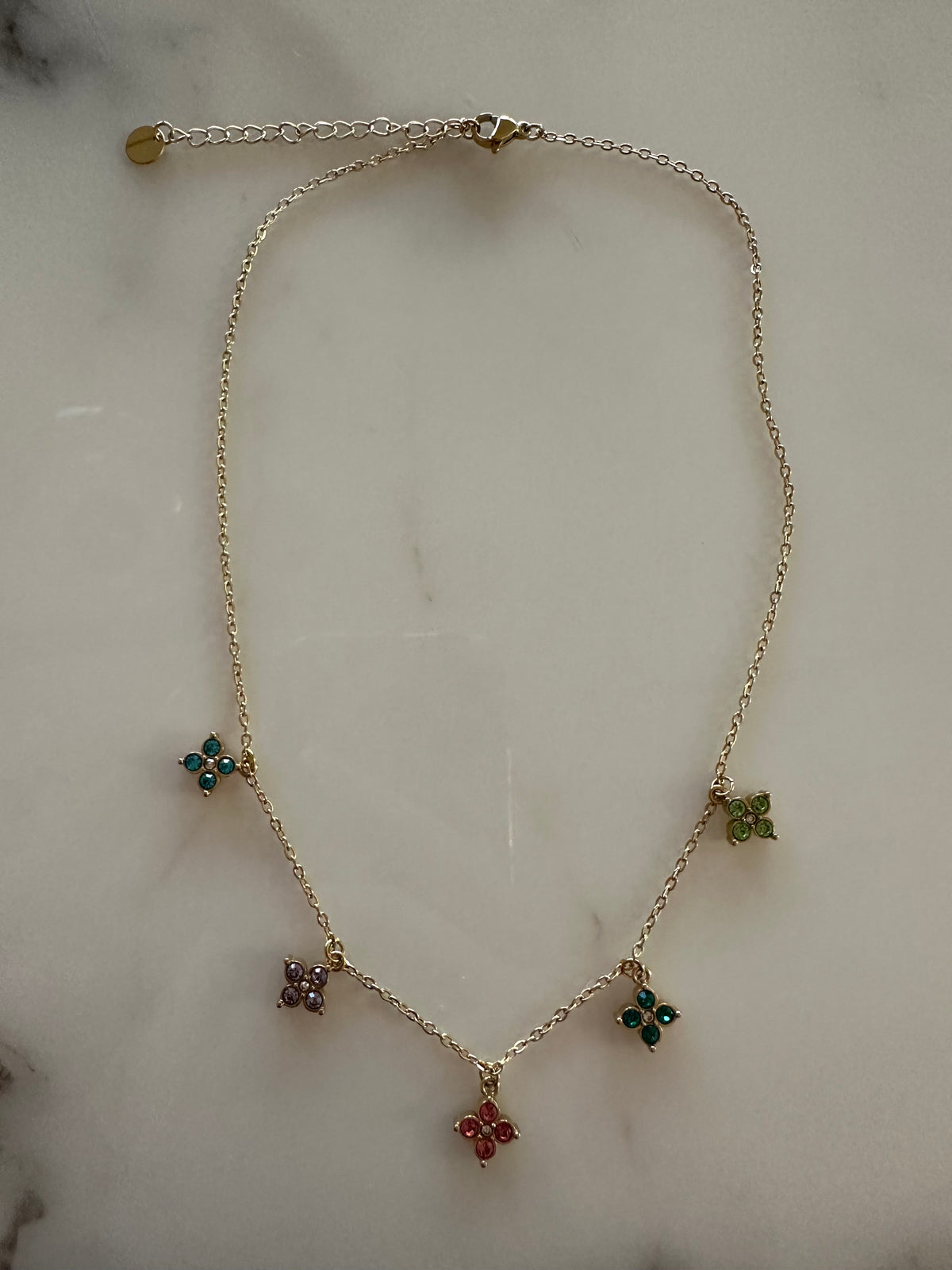 Halskette Millefiori - aus Edelstahl