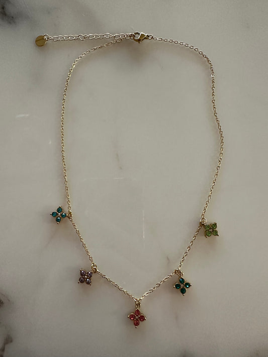 Halskette Millefiori - aus Edelstahl