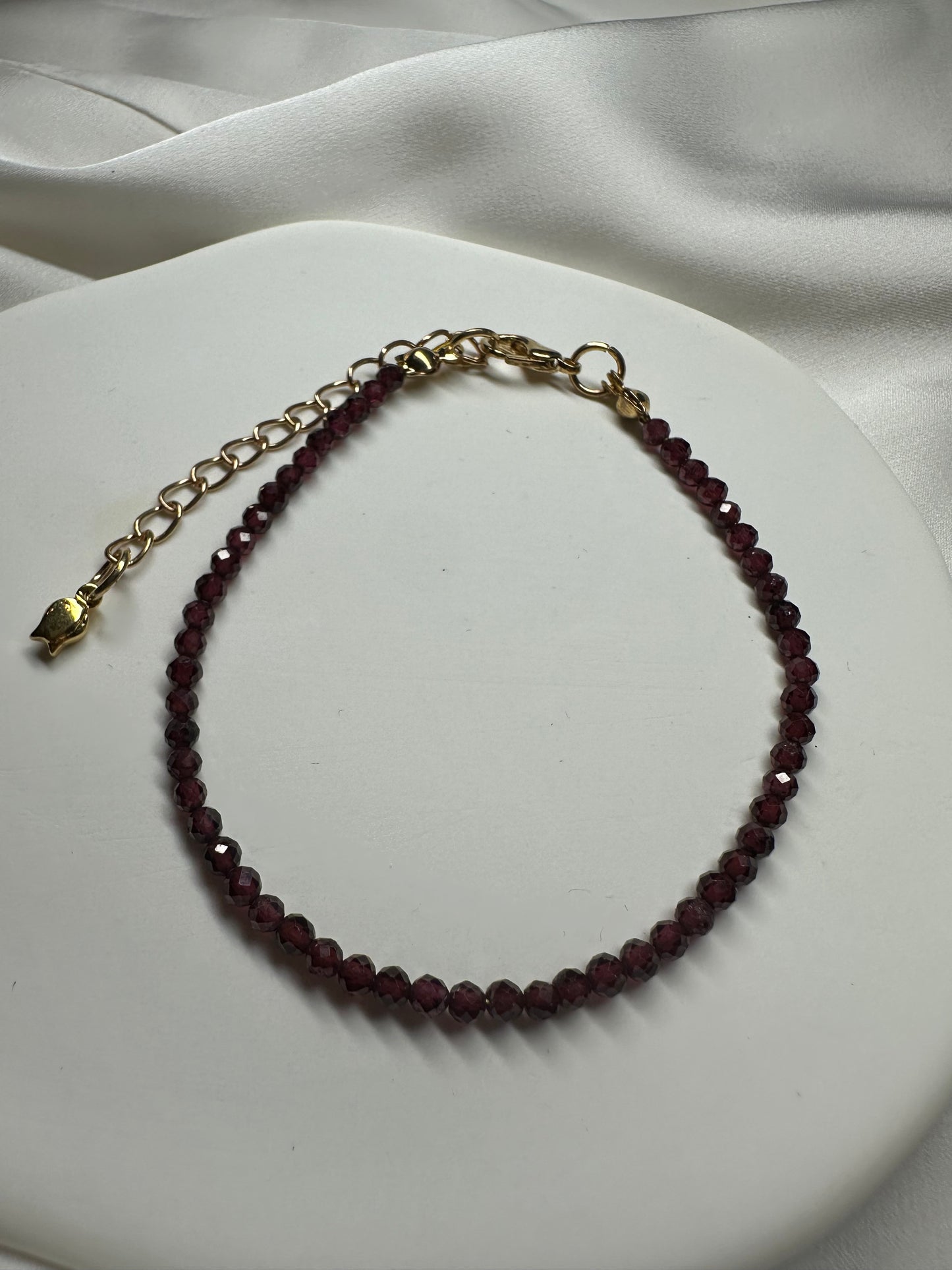 Armband Red Stone - aus Edelstahl