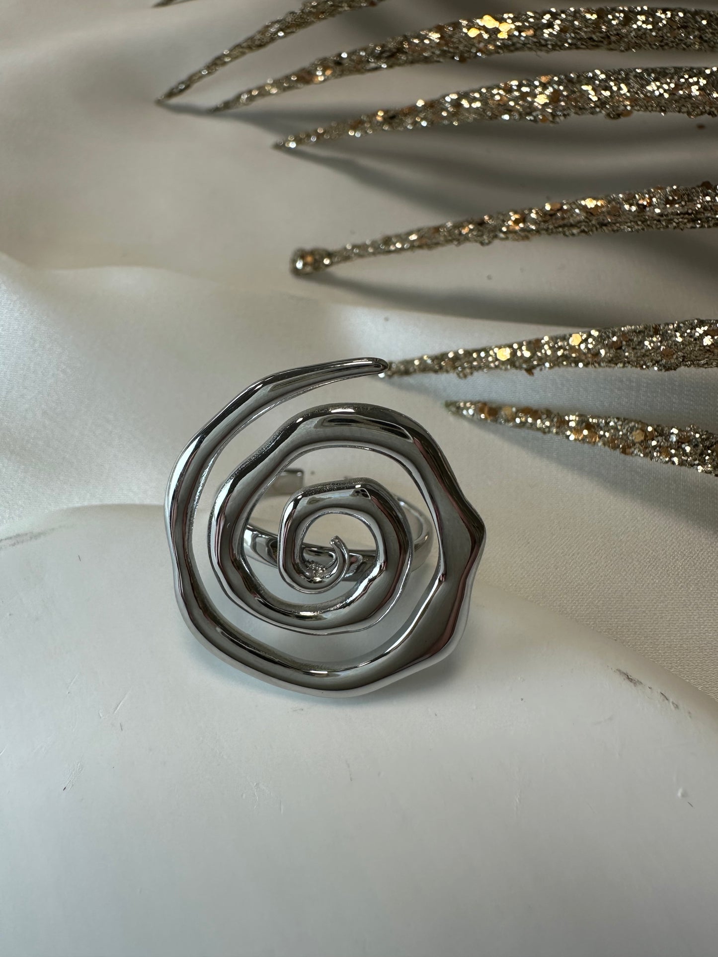 Ring Shell - aus Edelstahl