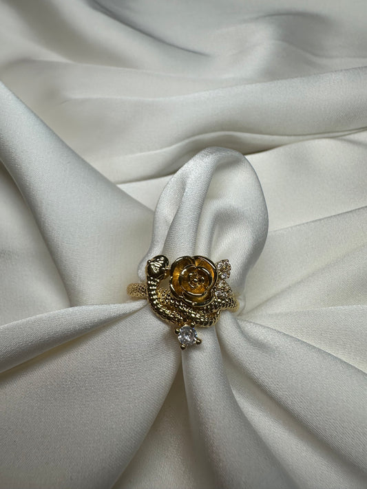 Ring Rose - aus Edelstahl