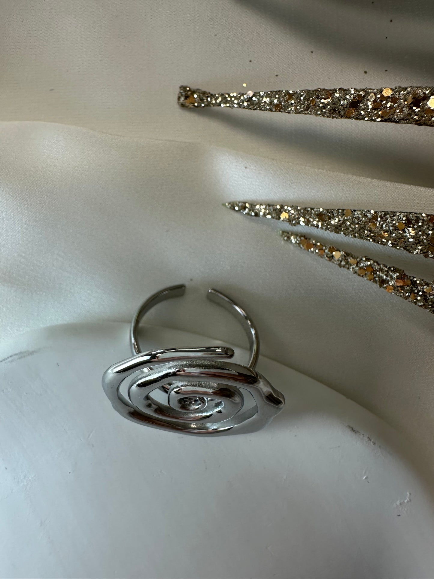 Ring Shell - aus Edelstahl