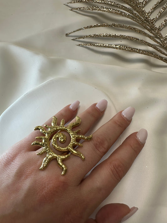 Ring Sun - aus Edelstahl