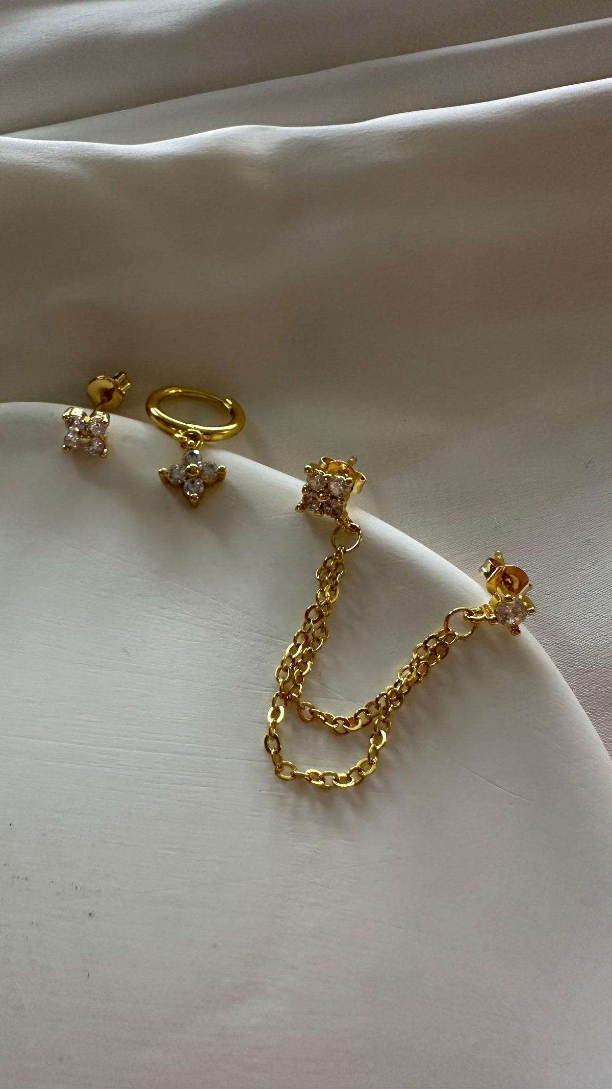 Ohrringe Chain - aus Edelstahl