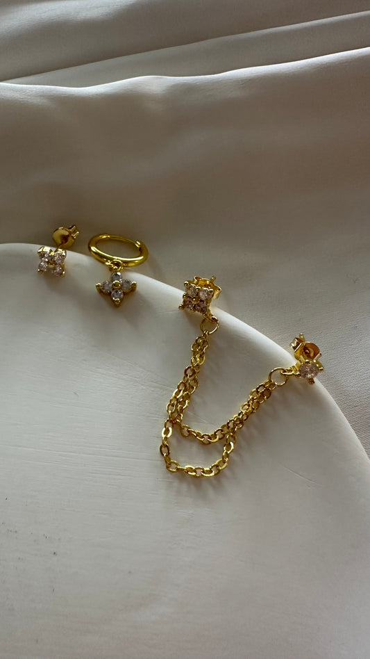Ohrringe Chain - aus Edelstahl