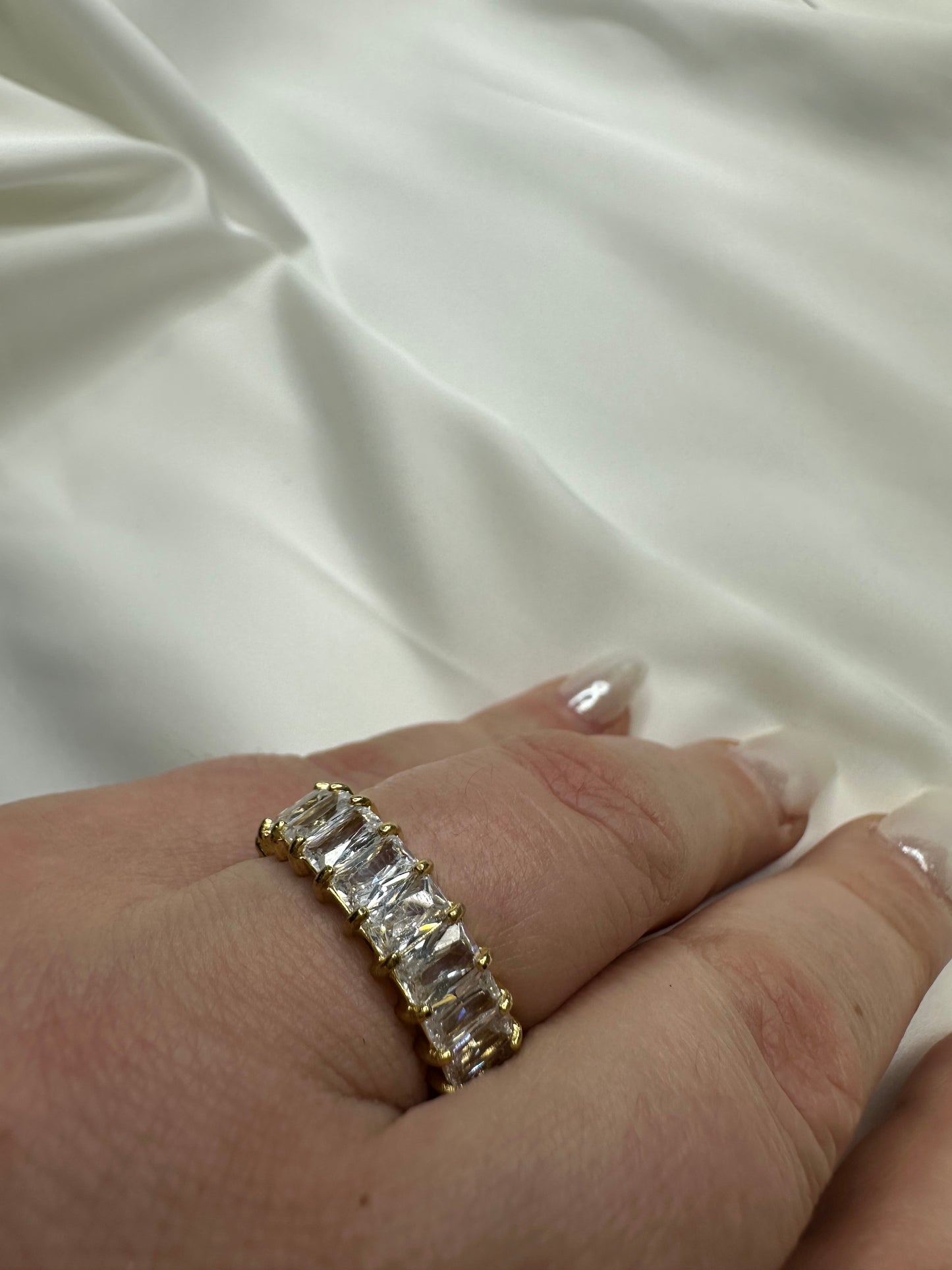 Ring Glitzerflash - aus Edelstahl