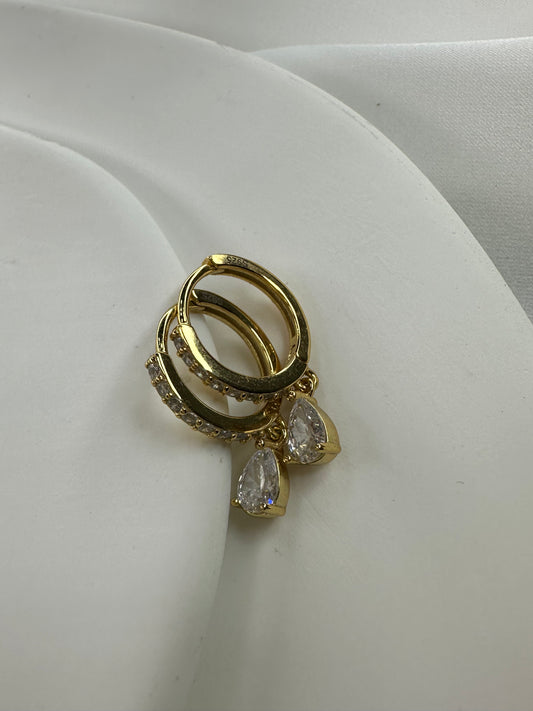 Ohrringe Sparkling Drops – aus 925 Sterling Silber
