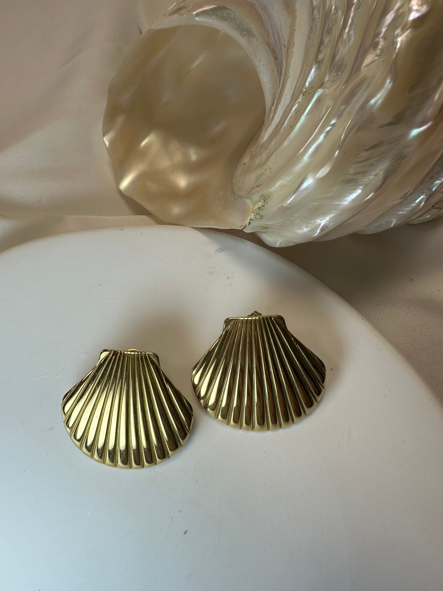 Ohrringe Shell - aus Edelstahl