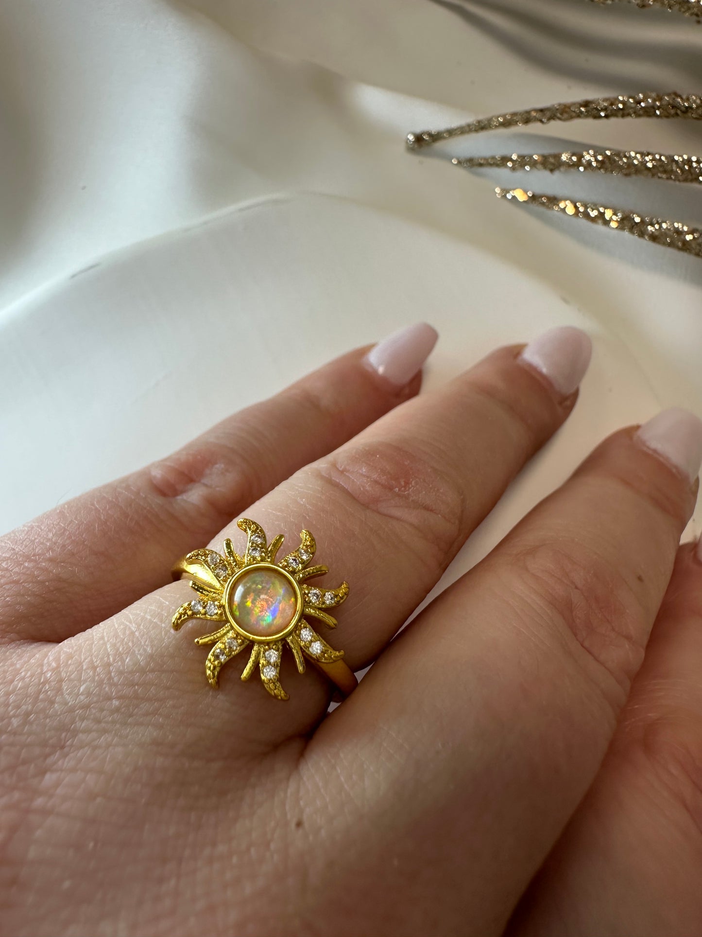 Ring Sunshine - aus Titanstahl