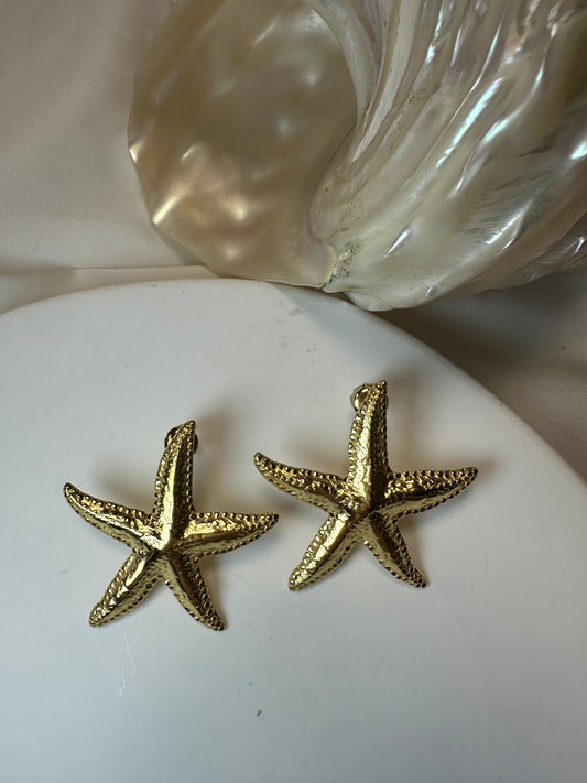 Ohrringe Starfish - aus Edelstahl