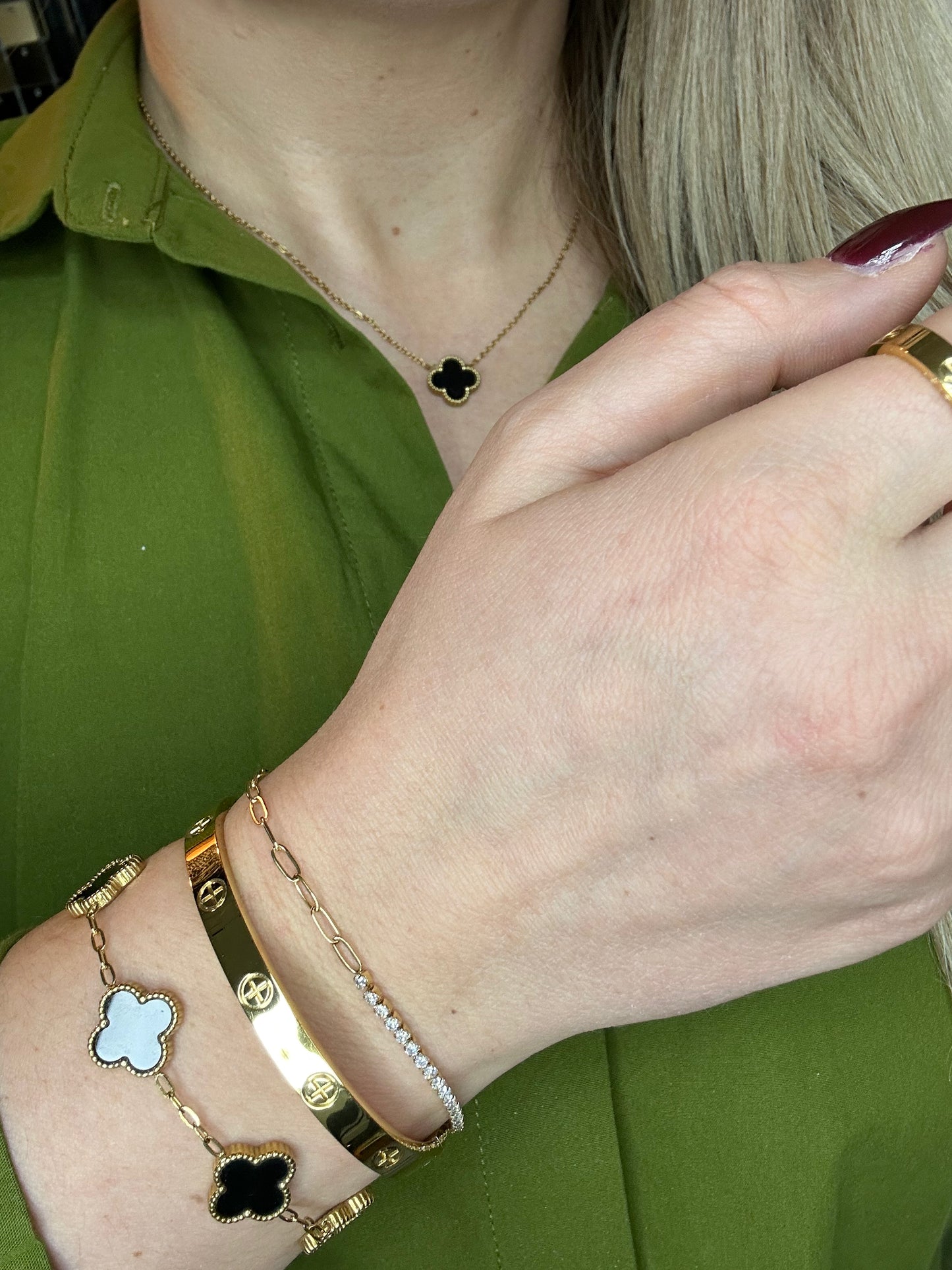 Armband Double Harmony – aus Edelstahl