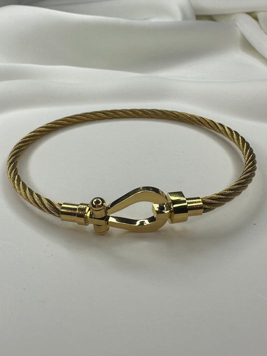 Armreif Luminous Circle – aus Titanstahl