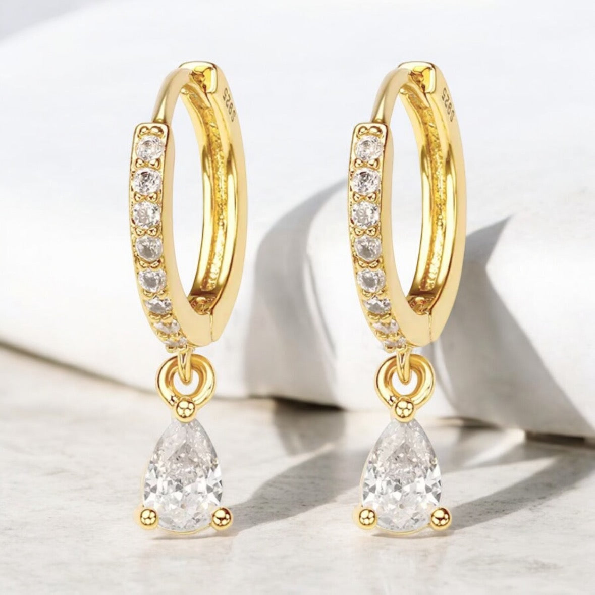 Ohrringe Sparkling Drops – aus 925 Sterling Silber