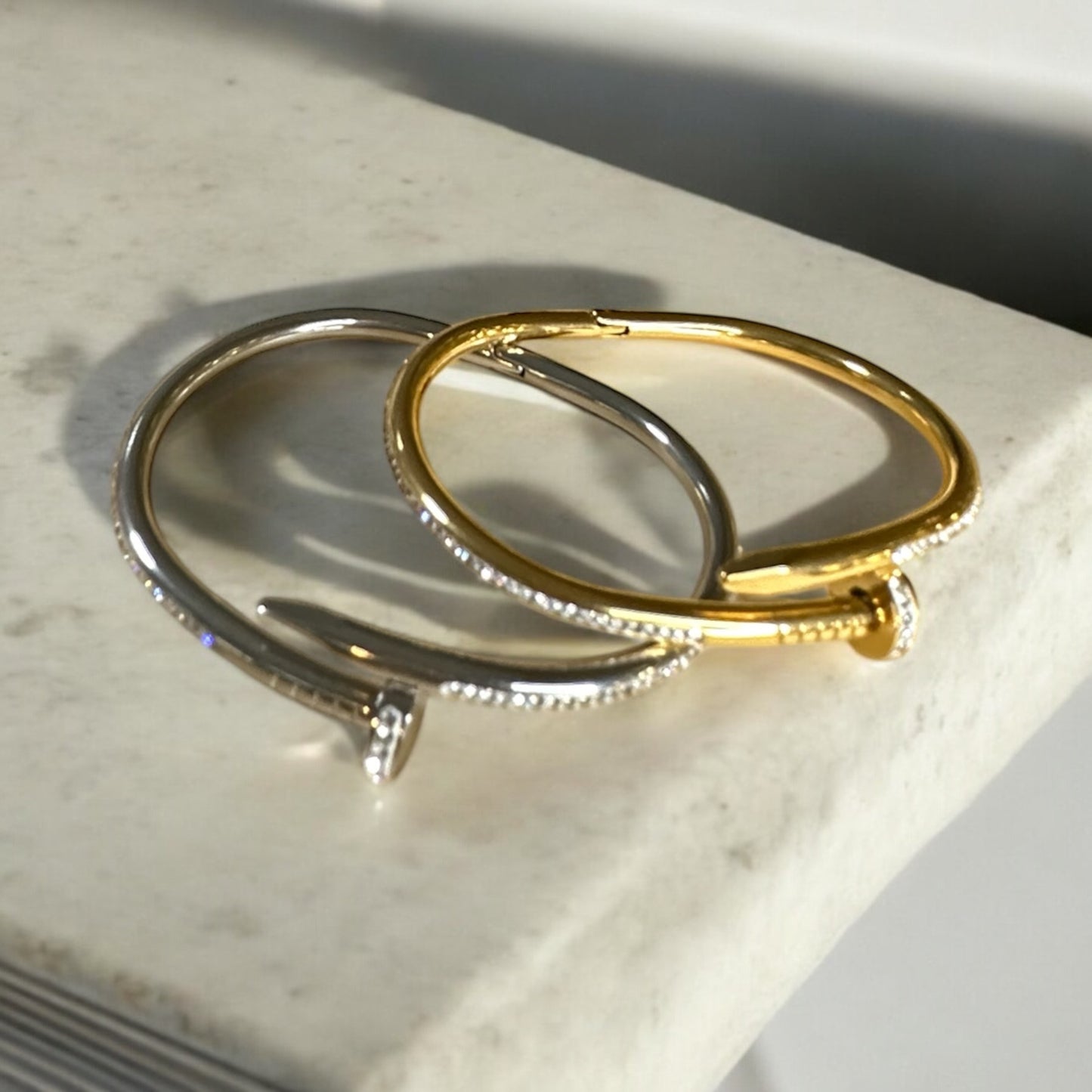 Elysium Glam - en acier inoxydable, plaqué or 18 carats